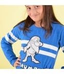 Pigiama bimba Disney 54386 caldo cotone azzurro Brontolo