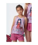Pigiama estivo bimba Santoro Gorjuss 55625 rosa