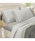 Completo Lenzuola matrimoniale 2 piazze cotone Preziosa alba 30 sabbia
