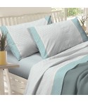 Completo Lenzuola cotone Preziosa alba 42 