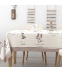 Tovaglia 100% cotone fiori Alba Cannella Irge colore beige