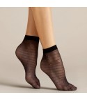 Calzini donna Fiore Anello 20 den nero 