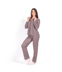 Pigiama donna maglia aperta in bambù Magic Dream 8959