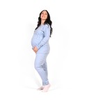 Pigiama donna premaman caldo cotone Biancaluna Kissimo 20301