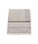 Vingi set asciugamani viso + ospite Anita beige