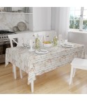 Tovaglia antimacchia fantasia astratta pastello Vingi “Giorgia” dis. astratto