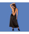 Dress abito lungo sexy schiena nuda con pizzo Obsessive Agatya