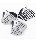 Calza corta antiscivolo bimbo Juventus B2JU611 caldo cotone 3 pz
