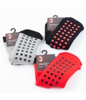 Calza corta antiscivolo bimbo Milan B2MI611 caldo cotone 3 pz