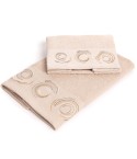 Set asciugamani viso + ospite Sommaruga BA9006 spugna dis 1 beige