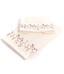Set asciugamani viso + ospite Sommaruga BA9006 spugna dis 2 latte