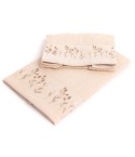 Set asciugamani viso + ospite Sommaruga BA9006 spugna dis 2 beige