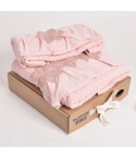 Set asciugamani viso + ospite Preziosa BA10030 spugna rosa