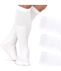 Calze Basket lungo tinta unita Made in Italy Cotone Prisco 3 paia