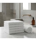 Set di asciugamani 100% spugna di cotone Biancaluna hotellerie 6 pezzi