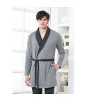 Biancaluna U1532 vestaglia uomo antracite