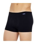 Boxer Pompea Uomo in microfibra a coste 4 pz nero