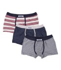 Boxer moda uomo ragazzo Rossoporpora ub1408 assortito 3 pezzi