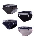 Slip uomo Carrera Cars 724 con elastico logato 4 pezzi 