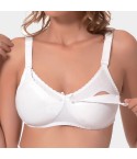 Reggiseno senza ferretto Charme 8004 allattamento premaman bianco
