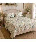 Completo letto floreale percalle di cotone Enrico Coveri taly