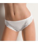Slip donna Cotonella 4939 in cotone e pizzo 2 pz