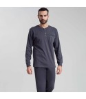 Pigiama uomo calibrato taglie conformate Irge caldo cotone CU107