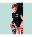 Pigiama bambino estivo Admas 55640 cotone navy