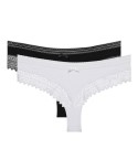 Slip short donna Dim D042K cotone e pizzo 2 pz