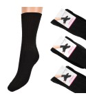 Calze donna Jadea soft a coste morbide e calde JB900 3 paia nere