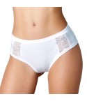 Slip culotta donna Rossoporpora dr215 cotone modal e pizzo 3 pezzi