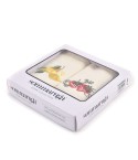 Strofinacci Sommaruga in cotone con ricamo frutti 2 pezzi Durban 9
