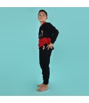Pigiama bambino AC Milan serafino caldo cotone B2MI15130 nero