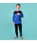 Pigiama junior Inter calcio caldo cotone B2IN15131 azzurro