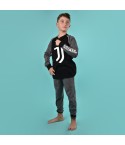 Pigiama Juventus FC antracite nero bimbo junior B2JU15131