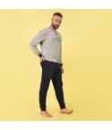 Pigiama uomo Navigare B2141342B calibrato maglia tg 56 pantalone tg 60