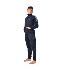 Pigiama uomo Lotto LA4006 aperto invernale felpato blu