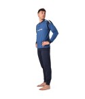 Pigiama uomo Lotto LP4067 caldo cotone avio con polsini