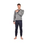 Pigiama uomo in caldo cotone Ambro U8002.23