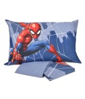 Completo letto Spiderman sopra + sotto + federa 100% cotone
