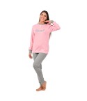 PIgiama donna caldo cotone pied de poule Karel  SE5354