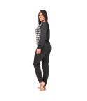 Pigiama donna in punto milano Pied de poule Ambro D6506.23