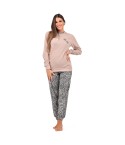 Pigiama donna in punto milano fantasia Karel SE5304