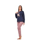Pigiama donna in caldo cotone cane pie de poul Irge MI1919 