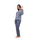 Pigiama donna serafino caldo cotone Infiore FRD1448