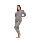 Pigiama donna serafino caldo cotone karelpiù KF5051