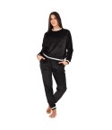 Pigiama donna Cippi 2314-W23 invernale stile tuta ciniglia