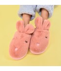 Pantofole bambina invernali antiscivolo calde Preziosa 0088 coniglietto rosa 