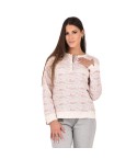 Pigiama donna in caldo cotone Cippi fantasia 2277