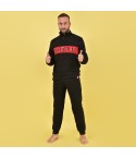 Pigiama uomo stile tuta Milan Pile PIGMP101030 nero